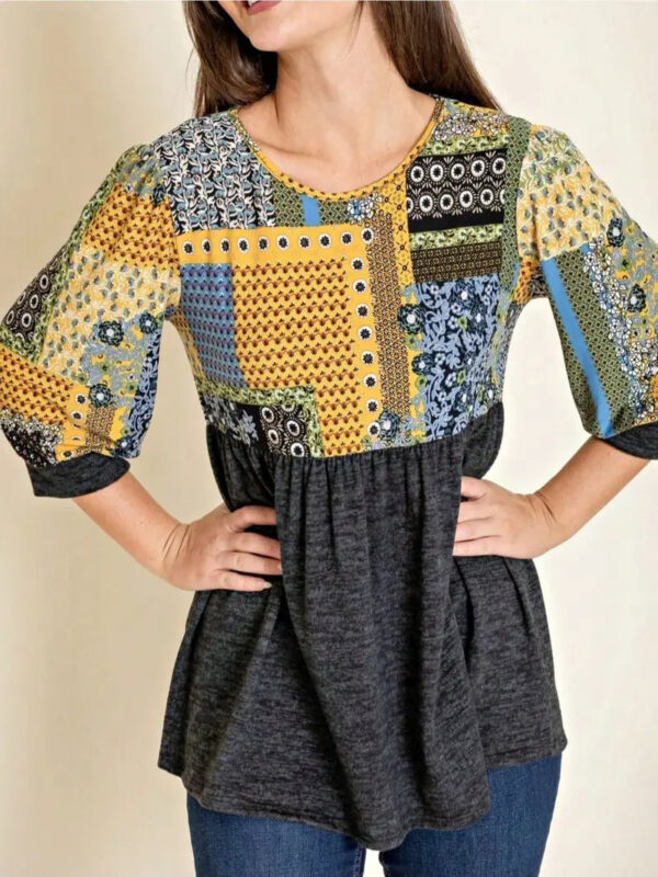Women's Babydoll Tunic Top - Image 3