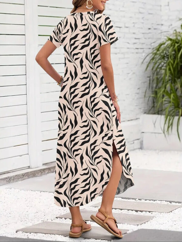 Women's Short-Sleeve Summer Casual Dress - Image 2